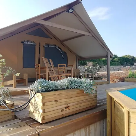 Casa Sgarlata Glamping - Tenda Olivastro אוהל מפואר שיקלי